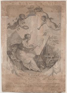 Trade Card for Dorme, Engraver, 19th century. Creator: Anon