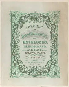 Trade Card for J. Smith, Printer, 19th century. Creator: Anon