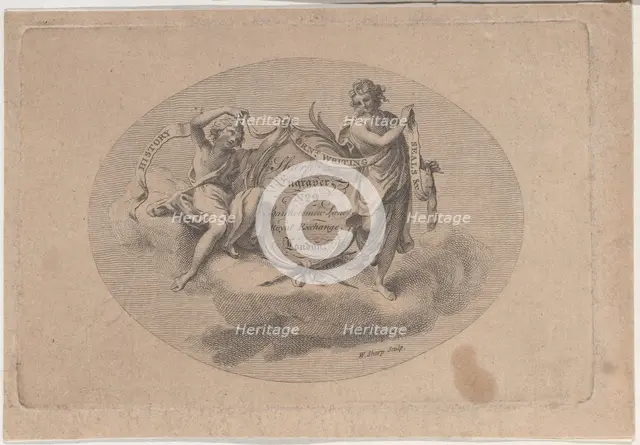Trade Card for William Sharp, Engraver, 19th century. Creator: William Sharp.