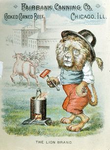 Trade card for the Fairbank Canning Company, Chicago, Illinois, c1890