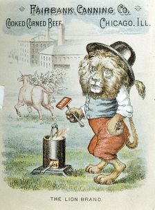 Trade card for the Fairbank Canning Company, Chicago, Illinois, c1890