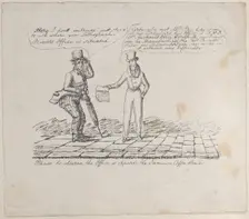 Trade Card for Vowles Lithographic Printer's Office, Printer, 19th century. Creator: Anon