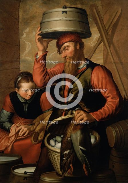 Trader in Game, 1561. Creator: Pieter Aertsen.