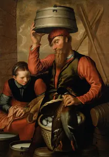 Trader in Game, 1561. Creator: Pieter Aertsen