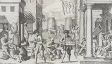 Trades Practiced in Bologna, c1640. Creators: Francesco Curti, Agostino Parisini