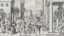Trades Practiced in Bologna, c1640. Creators: Francesco Curti, Agostino Parisini
