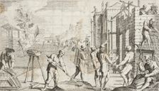 Trades Practiced in Bologna, c1640. Creators: Francesco Curti, Agostino Parisini