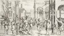 Trades Practiced in Bologna, c1640. Creators: Francesco Curti, Agostino Parisini