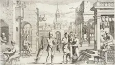Trades Practiced in Bologna, c1640. Creators: Francesco Curti, Agostino Parisini