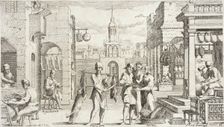 Trades Practiced in Bologna, c1640. Creators: Francesco Curti, Agostino Parisini