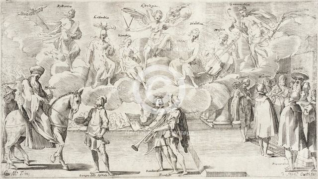 Trades Practiced in Bologna, c1640. Creators: Francesco Curti, Agostino Parisini.