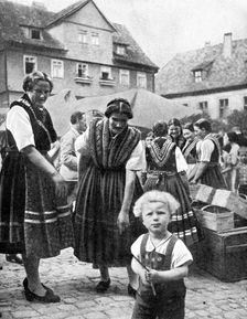 Traditional costume, South Germany, 1936