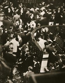 Trading Post 9, New York Stock Exchange, USA, early 1930s