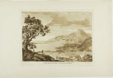 Traeth Mawr in the Road to Caernarvan from Fistiniog, 1776. Creator: Paul Sandby