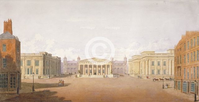 Trafalgar Square, Westminster, London, 1828. Artist: John Nash