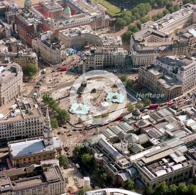 Trafalgar Square, Westminster, London, 2002.  Artist: EH/RCHME staff photographer