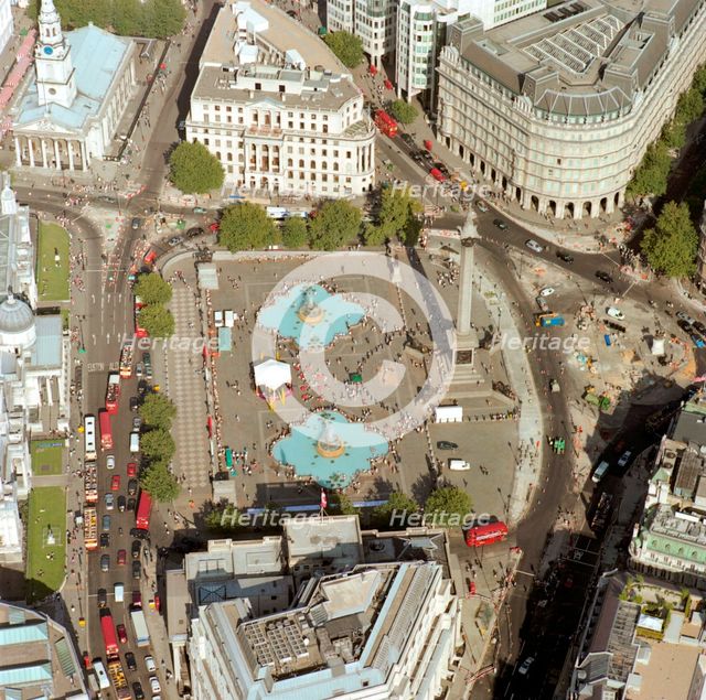 Trafalgar Square, Westminster, London, 2002. Artist: EH/RCHME staff photographer