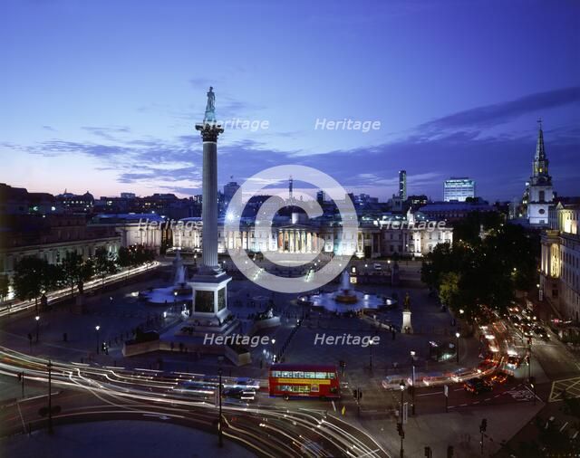 Trafalgar Square, c1990-2010. Artist: Unknown.