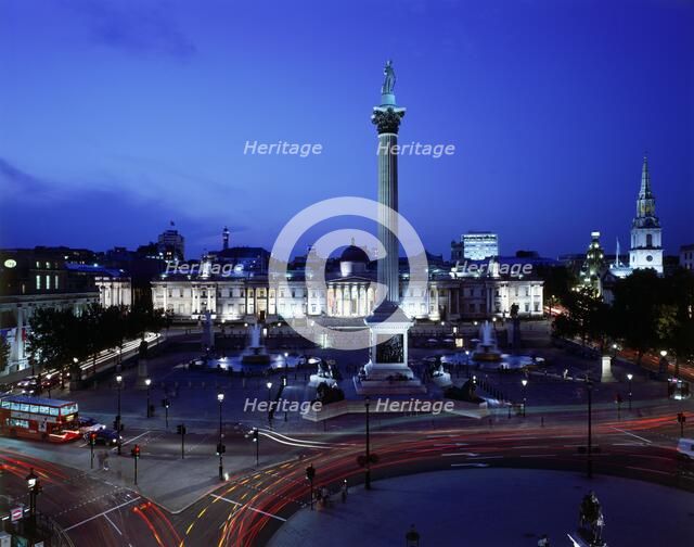 Trafalgar Square, c1990-2010. Artist: Unknown.