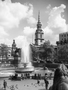 Trafalgar Square, London, c1955. Creator: Arthur Charles Kirby Ware