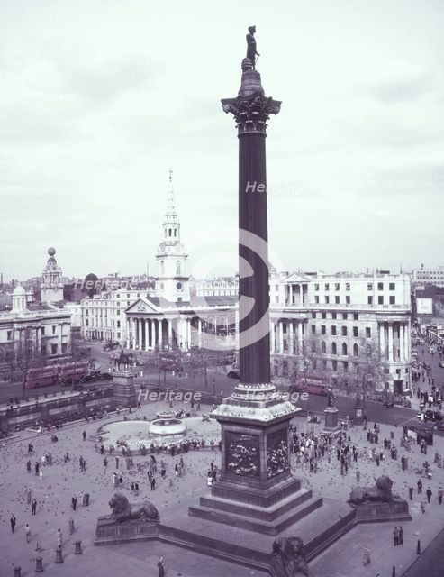 Trafalgar Square, London, c1955. Creator: Arthur Charles Kirby Ware.