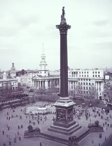 Trafalgar Square, London, c1955. Creator: Arthur Charles Kirby Ware