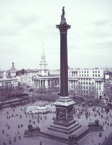Trafalgar Square, London, c1955. Creator: Arthur Charles Kirby Ware
