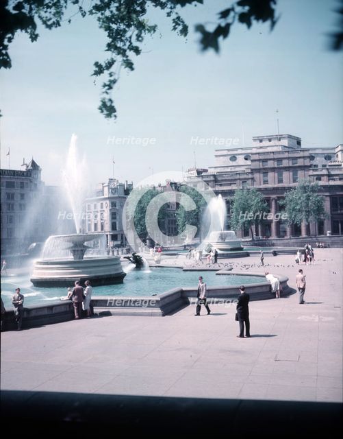 Trafalgar Square, London, c1955. Creator: Arthur Charles Kirby Ware.