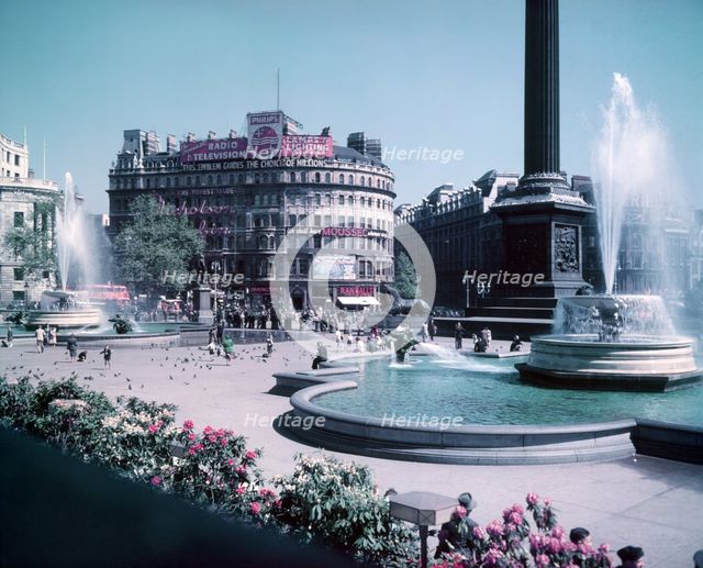 Trafalgar Square, London, c1955. Creator: Arthur Charles Kirby Ware.