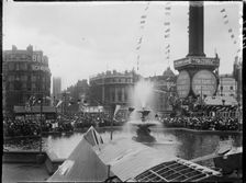 Trafalgar Square, St James, Westminster, City of Westminster, London, 1919. Creator: Katherine Jean Macfee