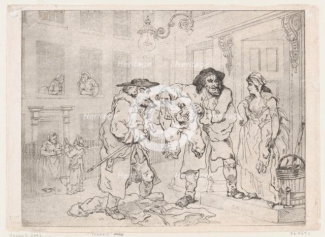 Traffic, 1791., 1791. Creator: Thomas Rowlandson.