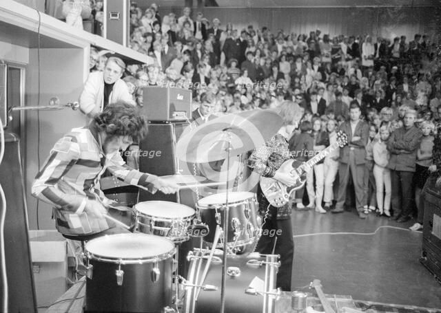 Traffic, British pop group, in concert at Landskrona, Sweden, 1967. Artist: Unknown