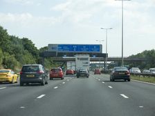 Traffic on the M6 Motorway 2014