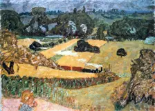Train and Bardes (Landscape with a Goods Train), 1909. Artist: Pierre Bonnard