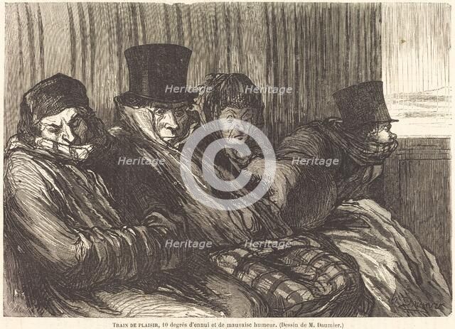 Train de plaisir, 1862. Creator: Charles Maurand.