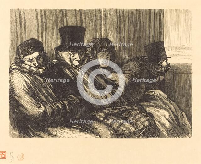 Train de plaisir, 1862. Creator: Charles Maurand.