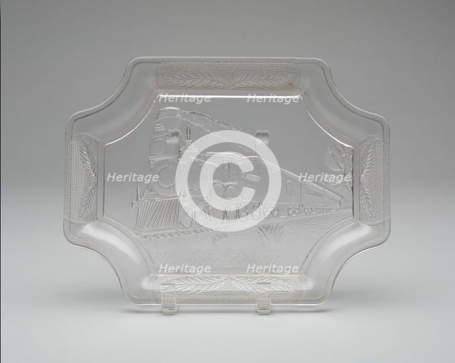 Train platter, 1870/1900. Creator: Unknown.