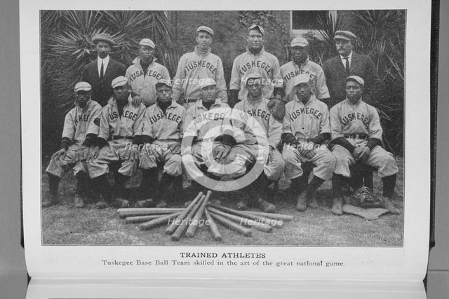 Trained athletes; Tuskegee base ball team skilled in the art of the great national game, 1917. Creator: Unknown.
