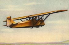 Trainee pilot performing advanced gliding exam, Germany, 1932. Creator: Unknown