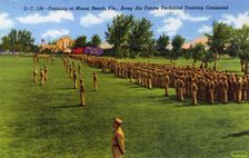 Training at Miami Beach, Florida, Army Air Forces Training Technical Command, USA, 1942