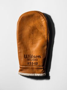 Training boxing glove signed by Cassius Clay, 1964. Creator: Wilson Sporting Goods Co.