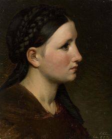 Training head, 1855. Creator: Karl Anders Ekman