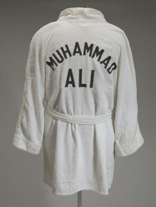 Training robe worn by Muhammad Ali at the 5th Street Gym, 1964. Creator: Everlast Worldwide, Inc.