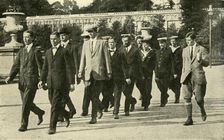 Training recruits in the Royal Naval Volunteer Reserve, First World War, 1914, (c1920). Creator: Unknown