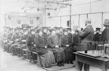 Training women for street R.R. [i.e., railroad] service - Berlin, between 1914 and c1915. Creator: Bain News Service