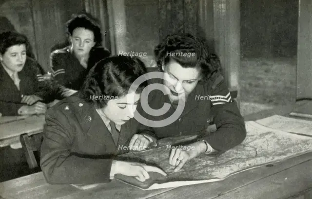'Training to be an A.T.S. Officer - April, 1945', 1947. Creator: Unknown.