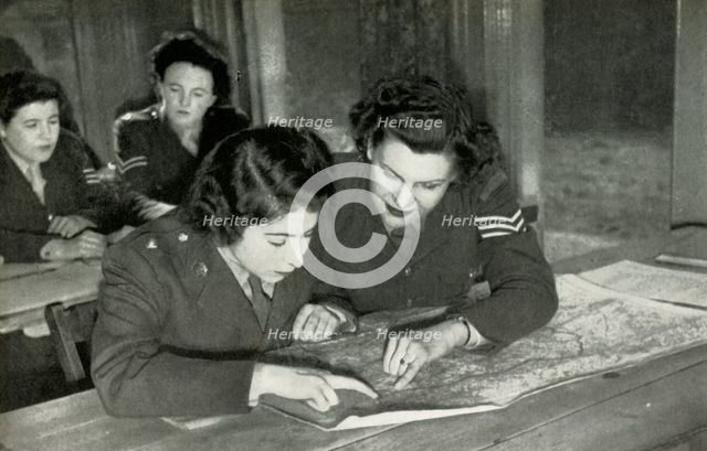 'Training to be an A.T.S. Officer - April, 1945', 1947. Creator: Unknown.