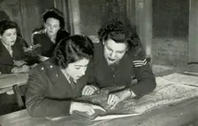 Training to be an A.T.S. Officer - April, 1945 1947. Creator: Unknown