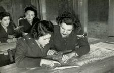 Training to be an A.T.S. Officer - April, 1945 1947. Creator: Unknown
