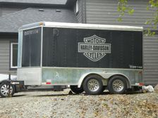 Trailer for Harley Davidson motorcycles 2018. Creator: Unknown